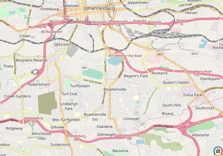 Map location of La Rochelle - JHB
